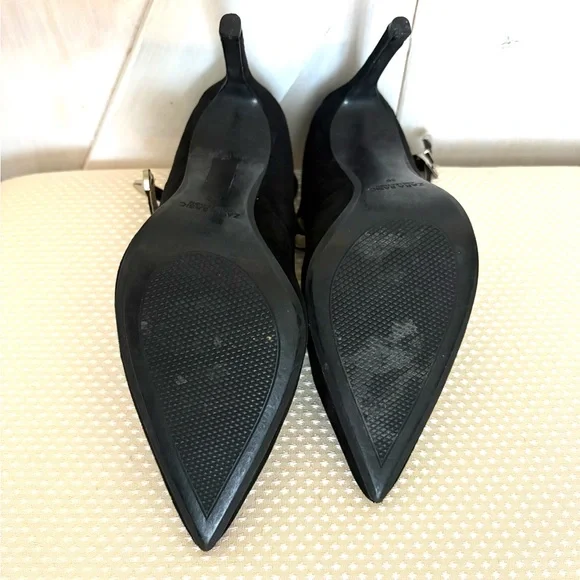 Zara Basic Black Strappy Heels - Picture 3 of 7